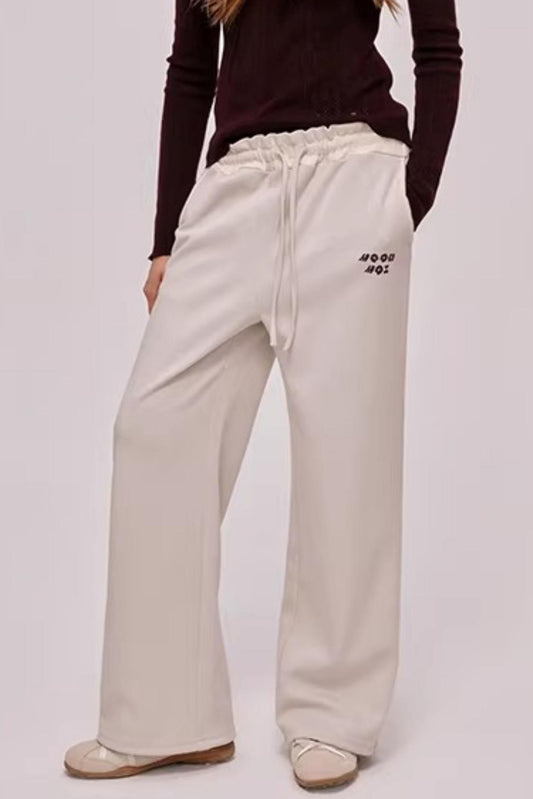 Skin-Friendly Ribbed Sweatpants