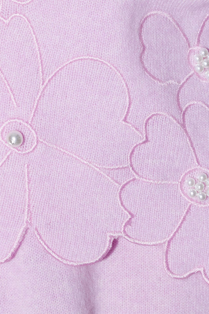 Wool Flower Embroidery Skirt Set-Up