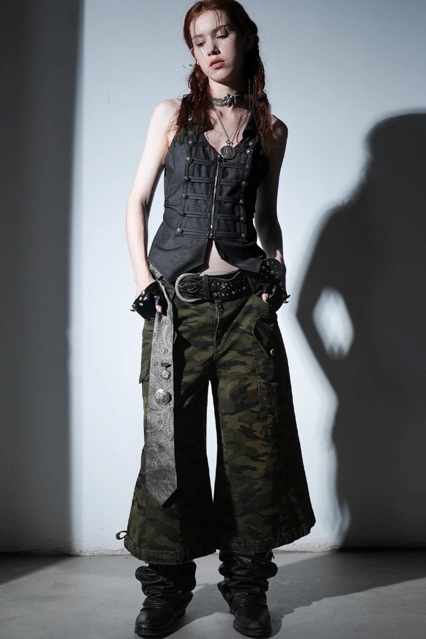 Camouflage Flare Pants
