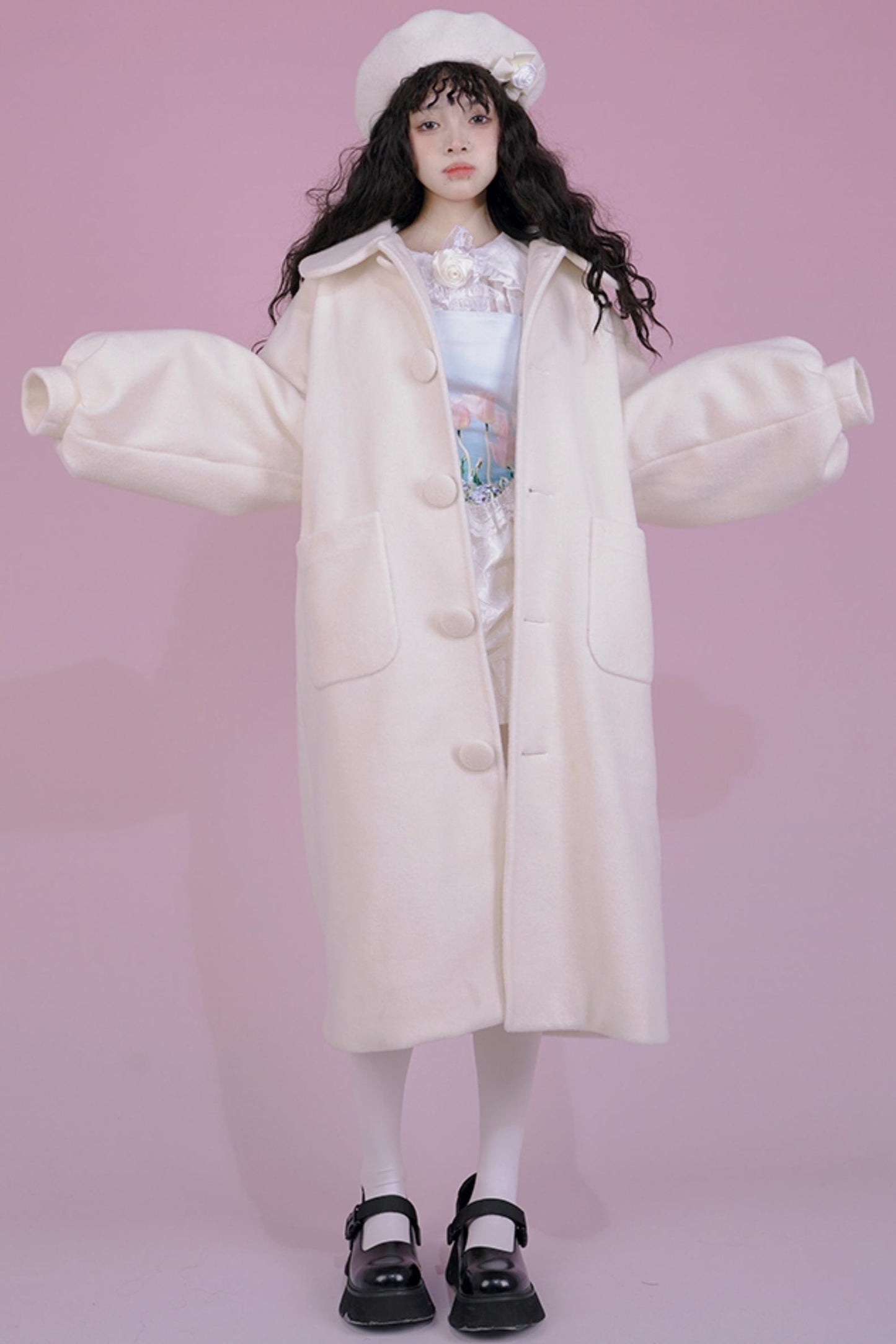 Cute Girl Warm Clip Cotton Coat