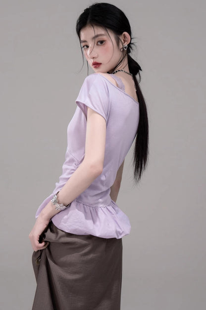 Silk Tomato Mist Top