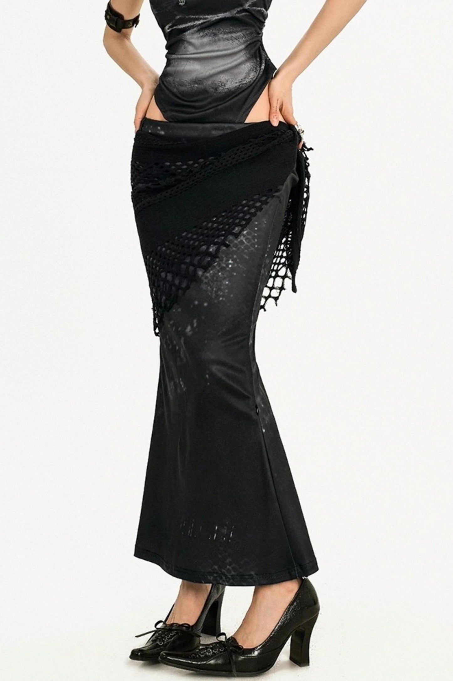 Summer Sparkling Fishtail Skirt