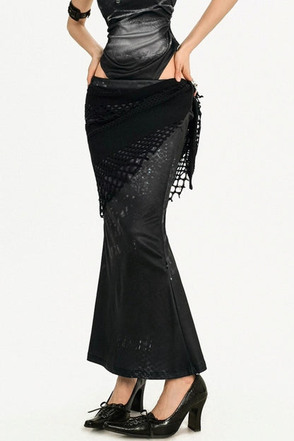 Summer Sparkling Fishtail Skirt