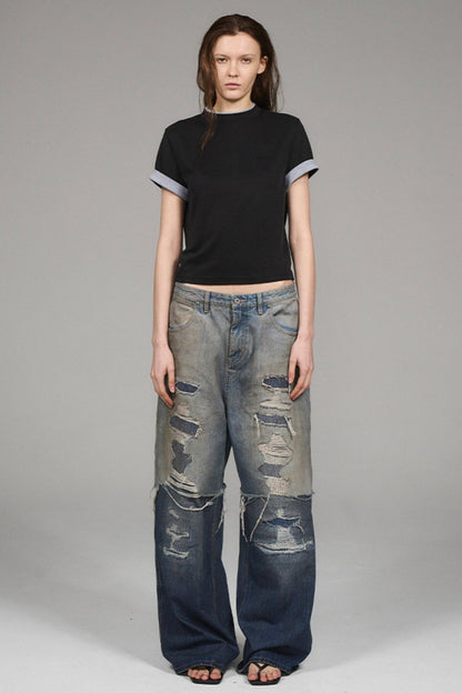 Embroidered Luxe Tee