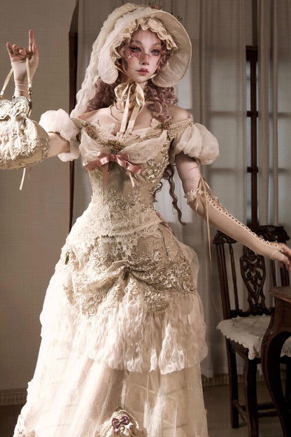 Eros Poetry Vintage One-Shoulder Mesh Top