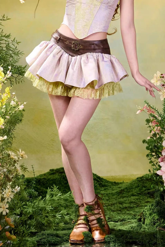 Elf-Inspired Low-Waist Skirt