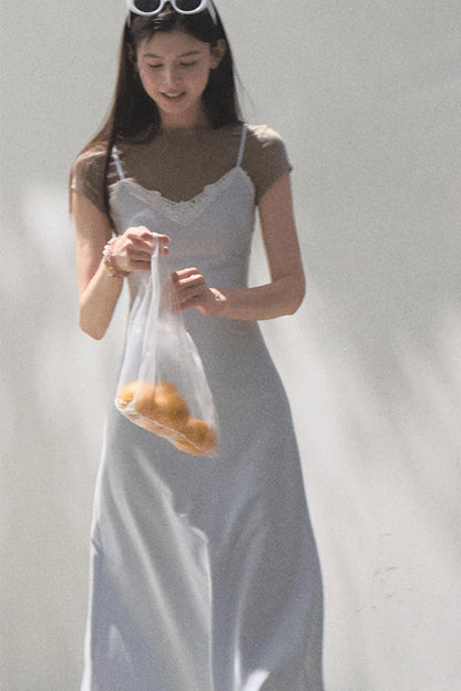 Chic Waist-Cinching Camisole Dress