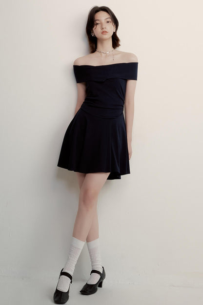 Midnight Patchwork Dress