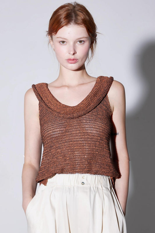 Natural Breathable Knitted Top