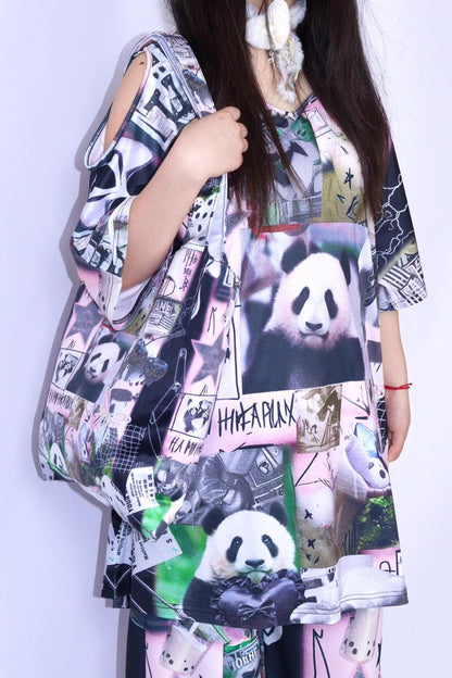 Panda Stitchwork T-Shirt
