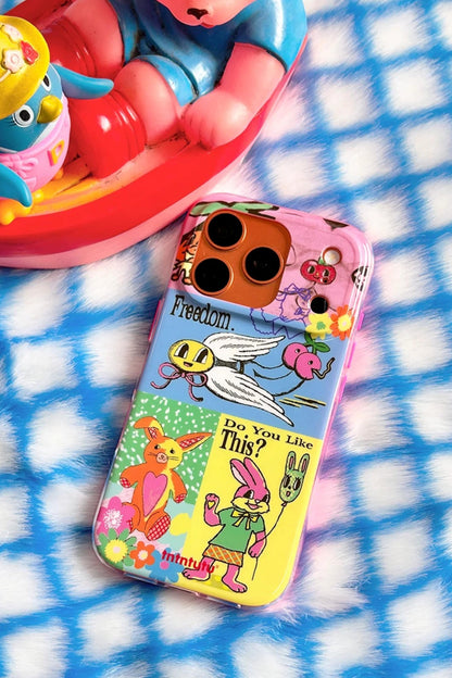 Cartoon Heart iPhone Case