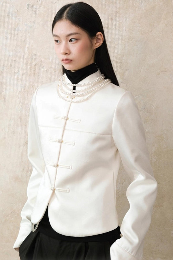 Modern Satin Winter Coat