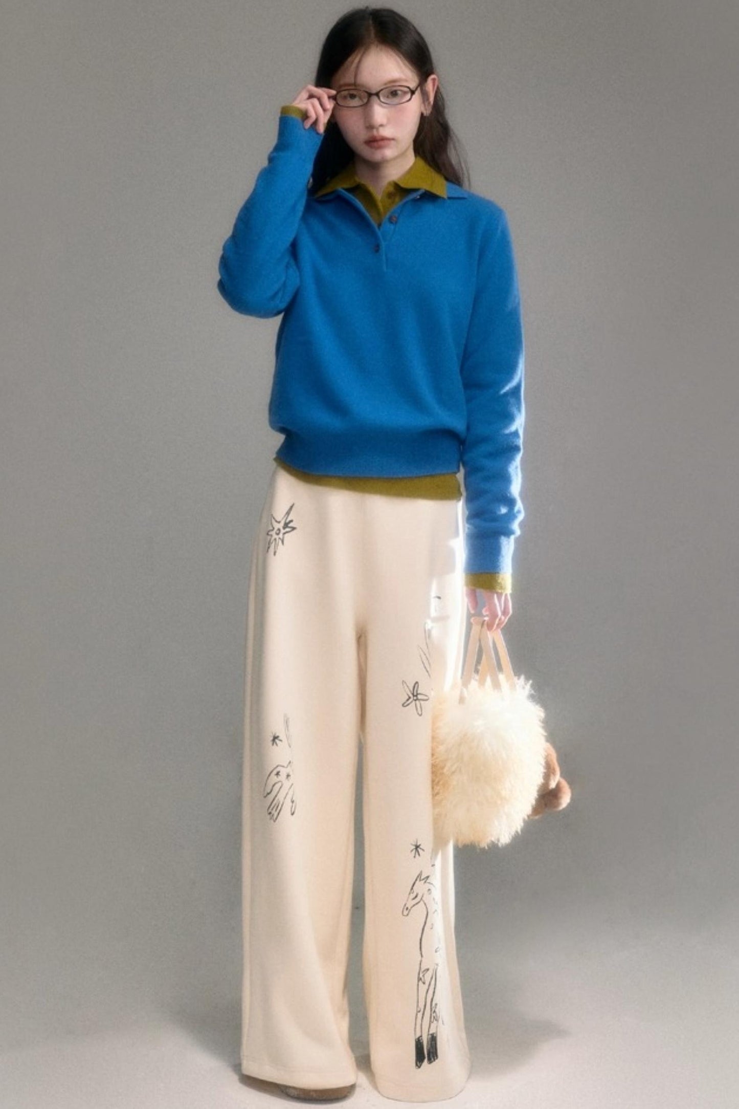 Niche Wool Polo Sweater