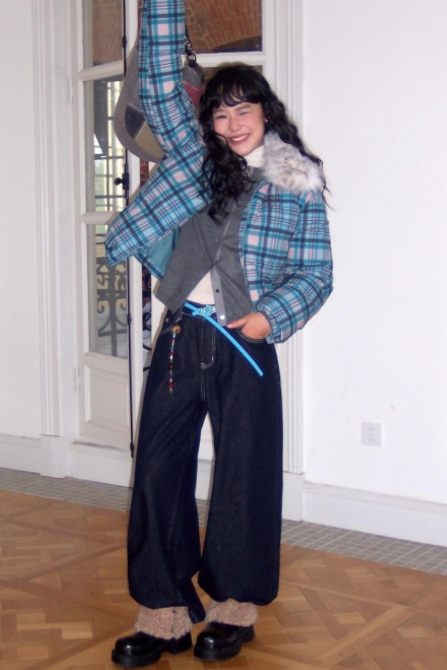 Little Cat Patchwork Cardigan