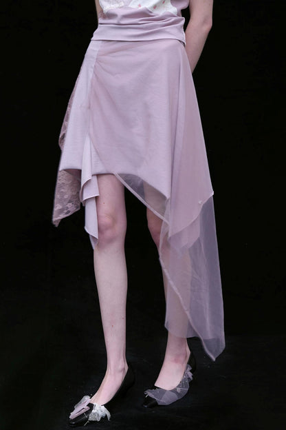 Misty Purple Lace Skirt