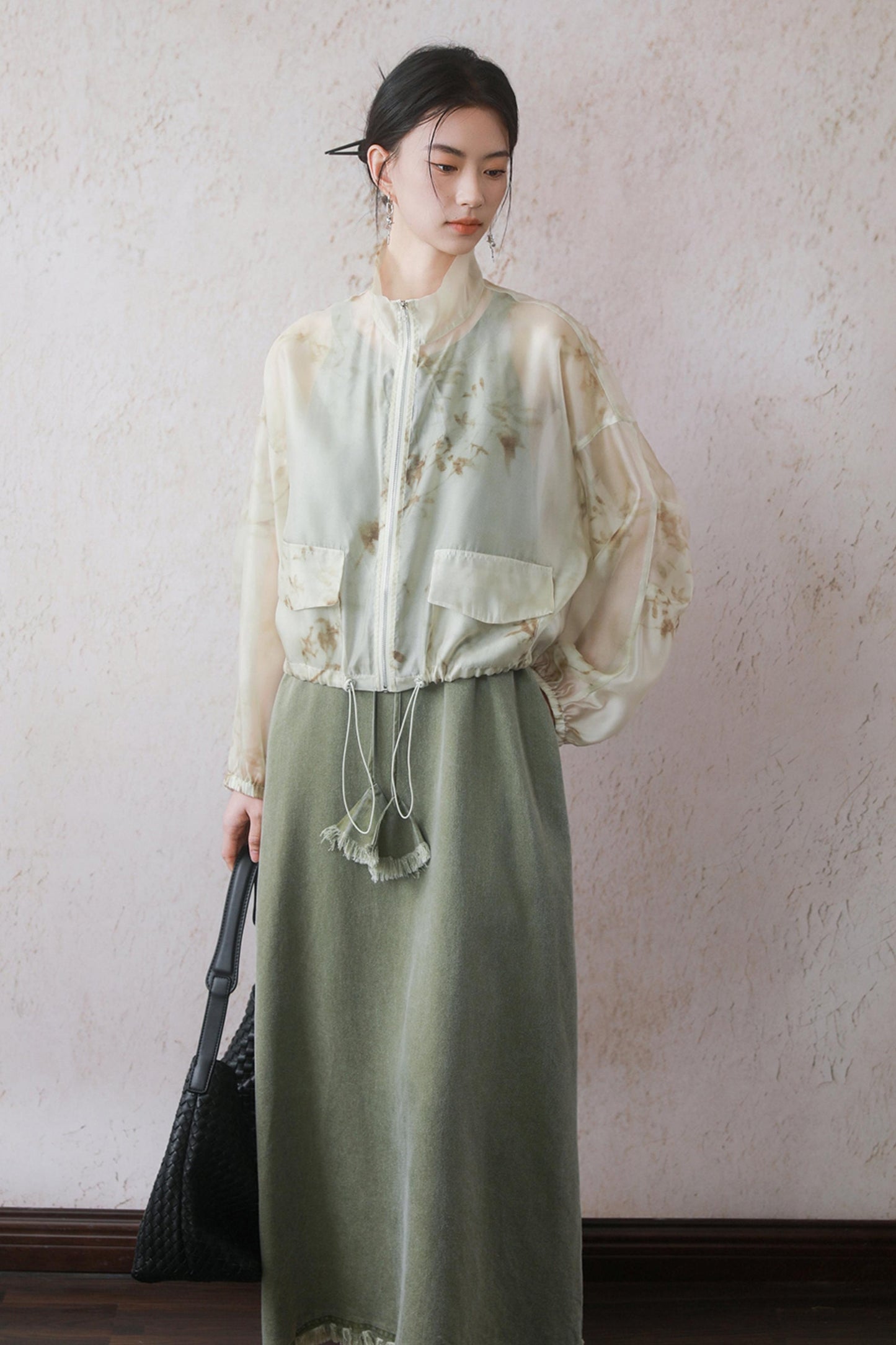 Green Tassel Tank Dress