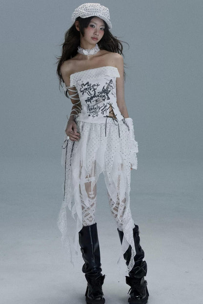 Nightmare Endgame Y2K Skirt