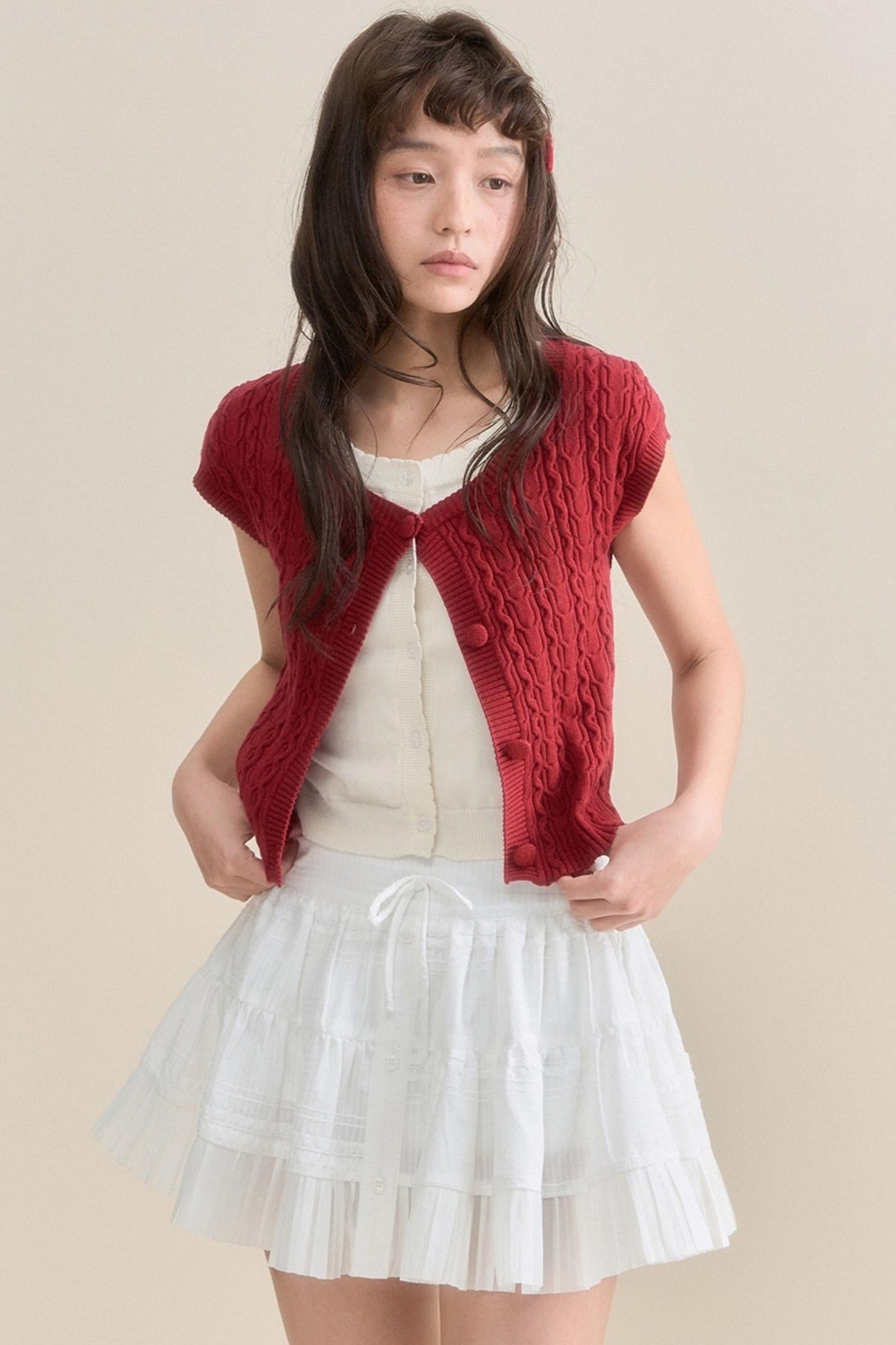 Summer Relax Knit Girly Jacket