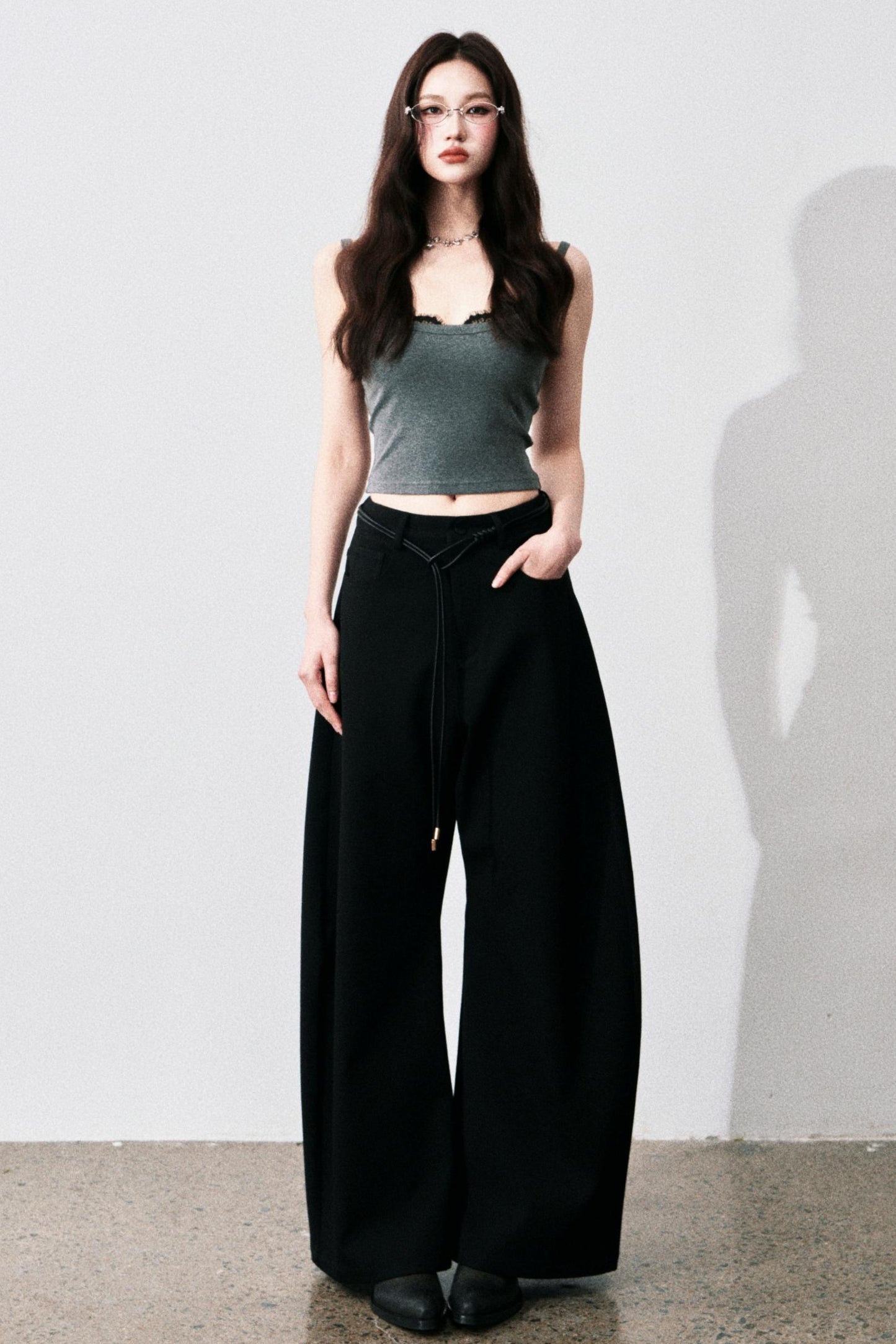 Chic Black Machete Trousers