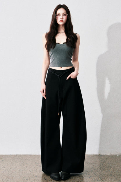 Chic Black Machete Trousers