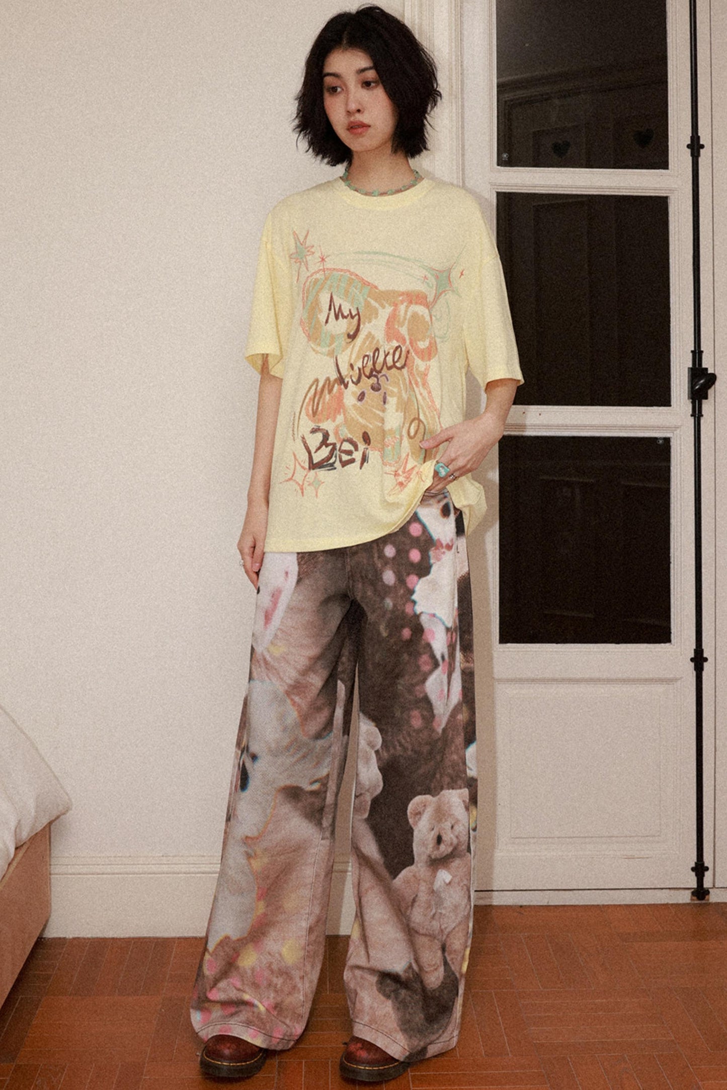 Doll Club Wide-Leg Jeans