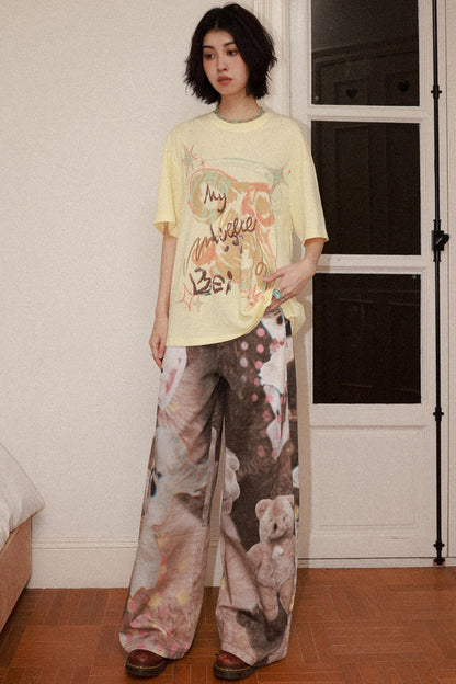 Doll Club Wide-Leg Jeans