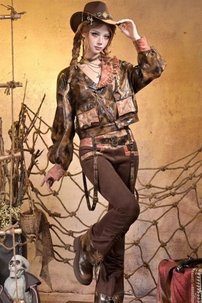 Melard Lace Steampunk Jacket Set-Up