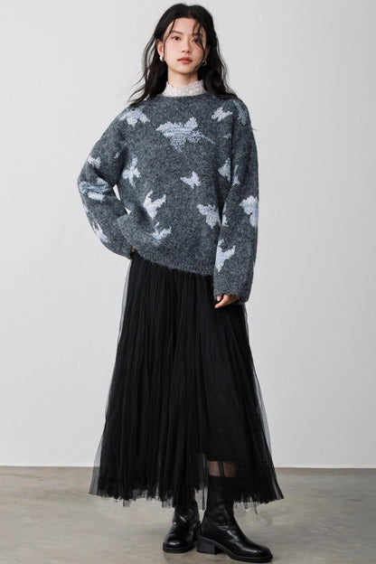 Flowing Cloud Gauze Skirt