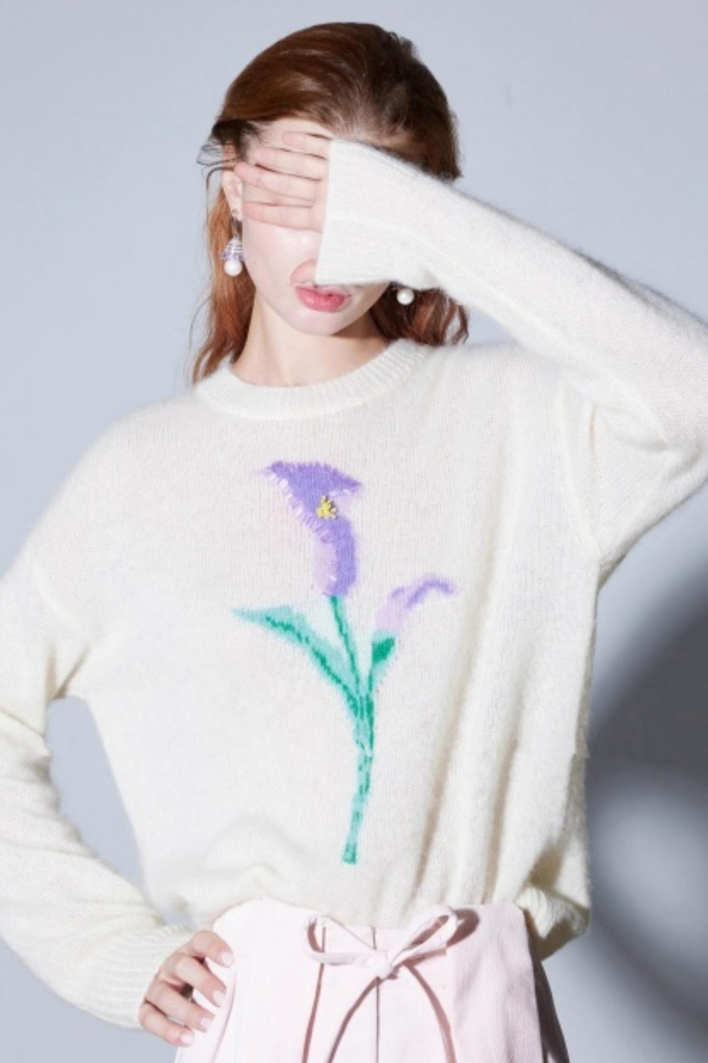 Alpaca Wool Sequin Sweater