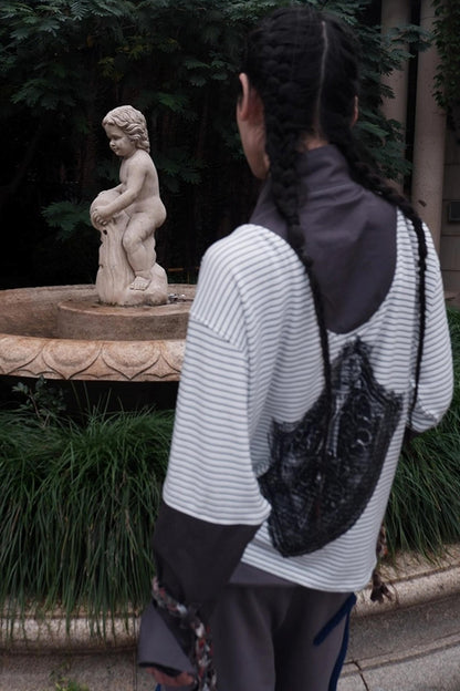 Multi-Tie Loose Long Sleeves Top