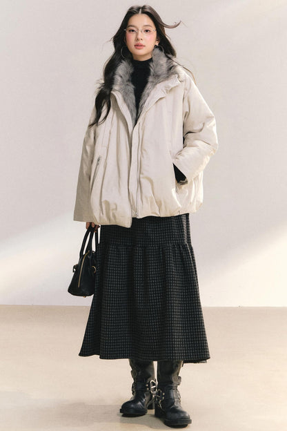 Furry Lined Cotton Jacket