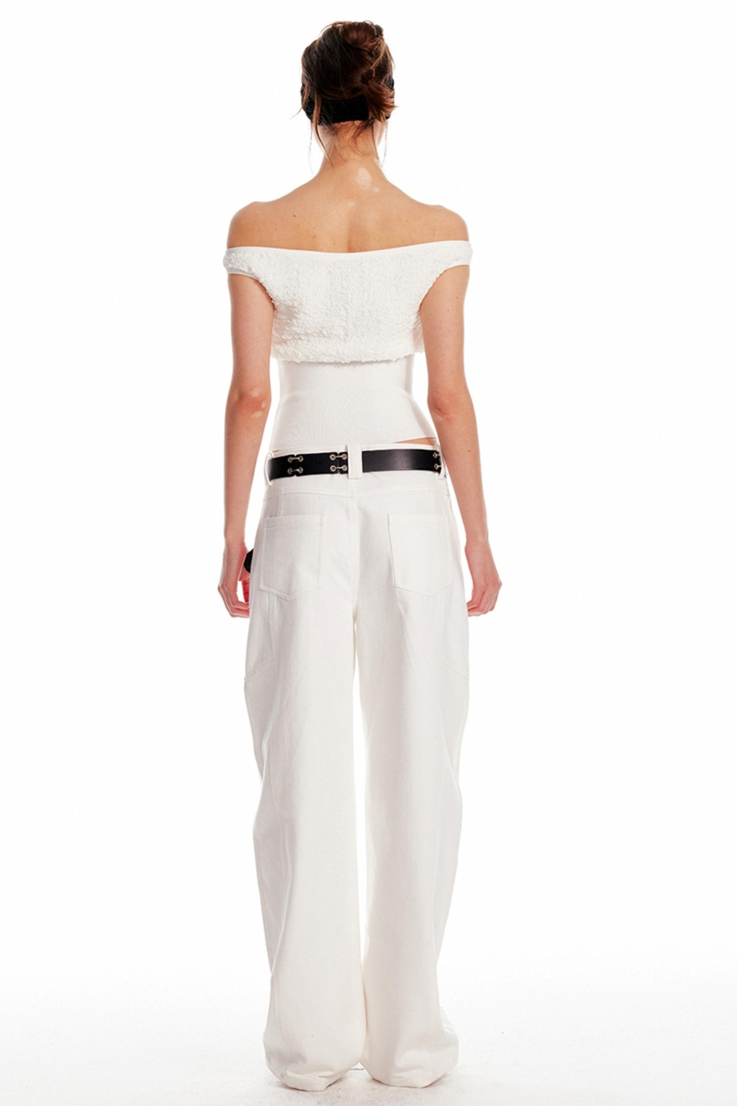 Chic One-Shoulder Silk Blouse