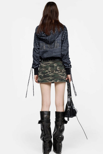 Diamond Hooded T-Shirt