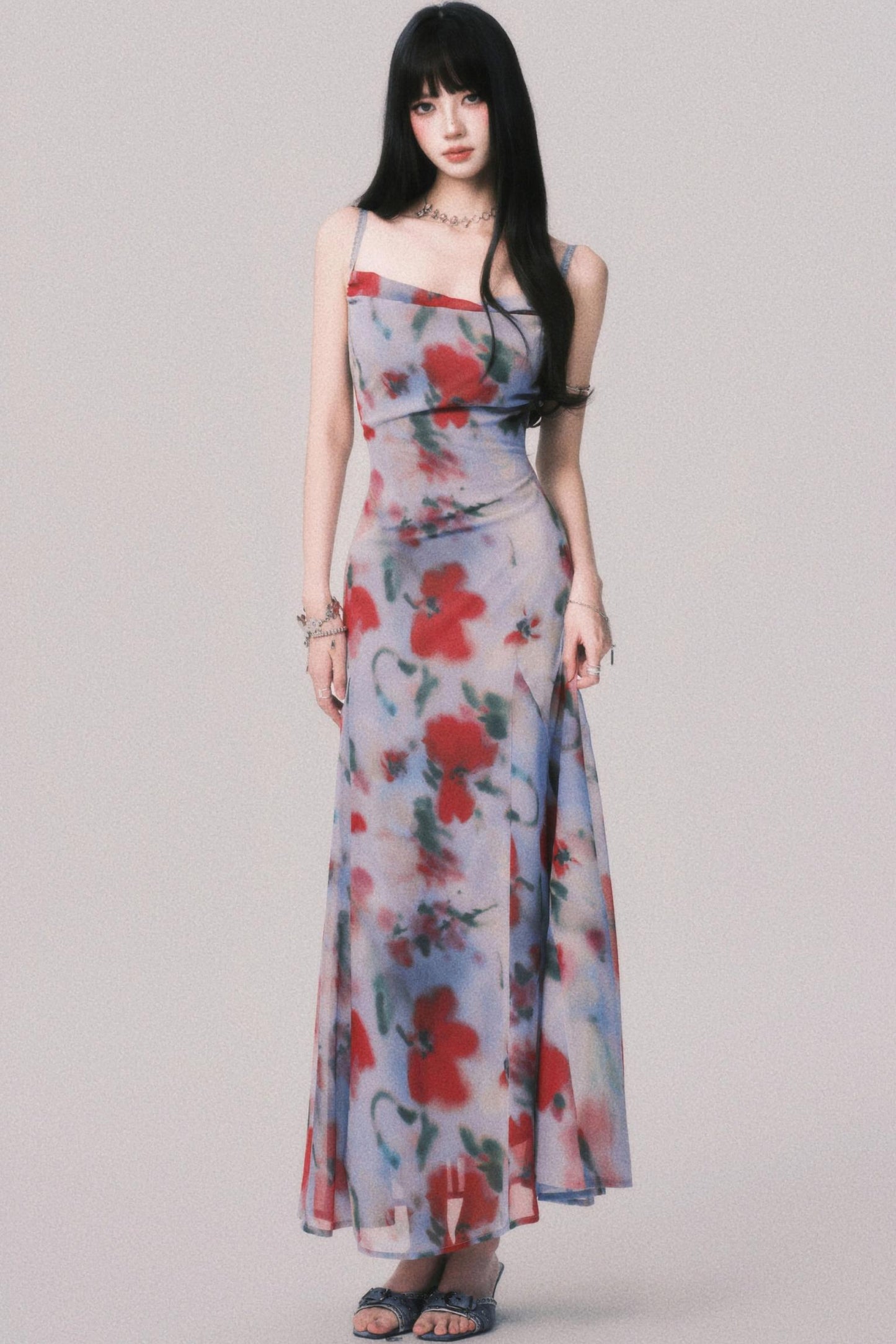 Seaside Swing Halter Dress