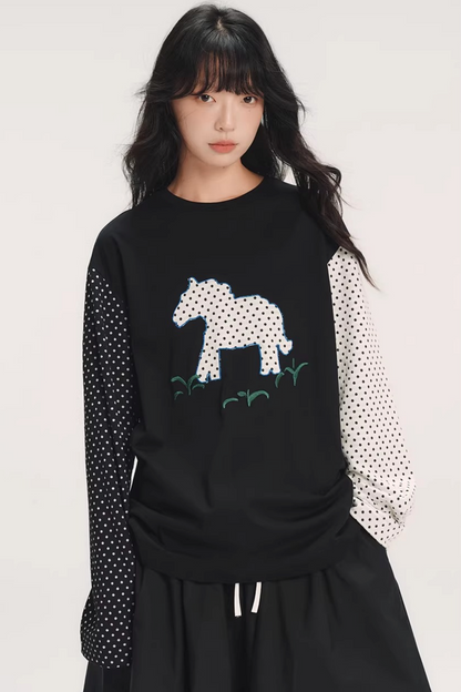 Little Pony Polka Dot Sweater