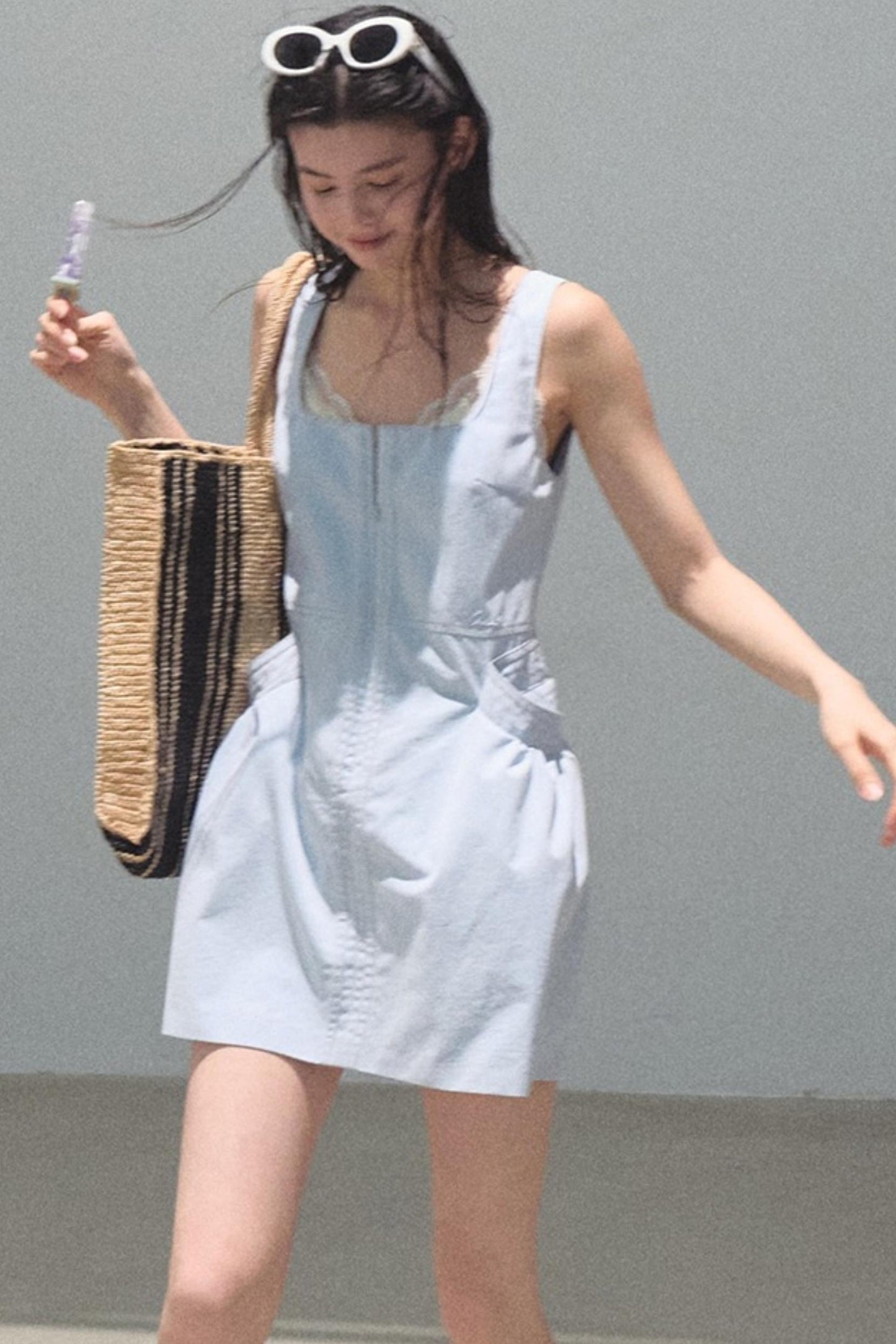 Clear Blue Sky Denim Dress