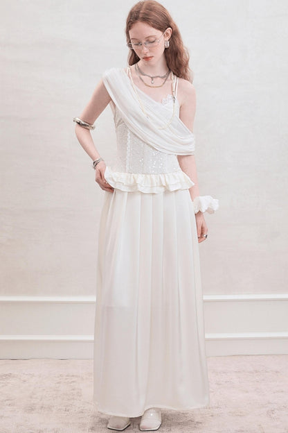 Elegant Satin Long Dress