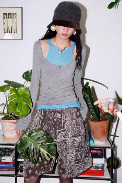 Slim Silk Wool Base Layer Top