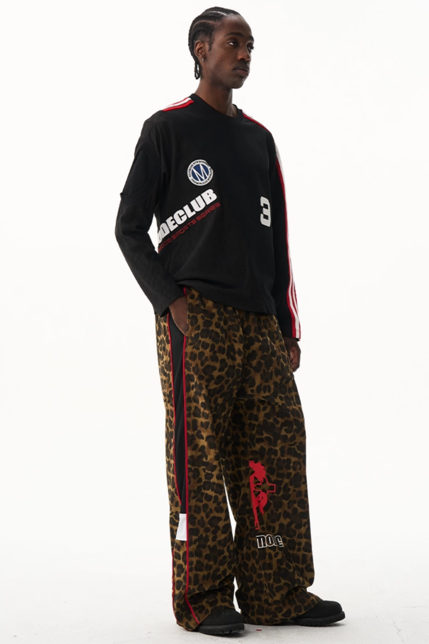 Retro Patchwork Color-Blocking Sweater