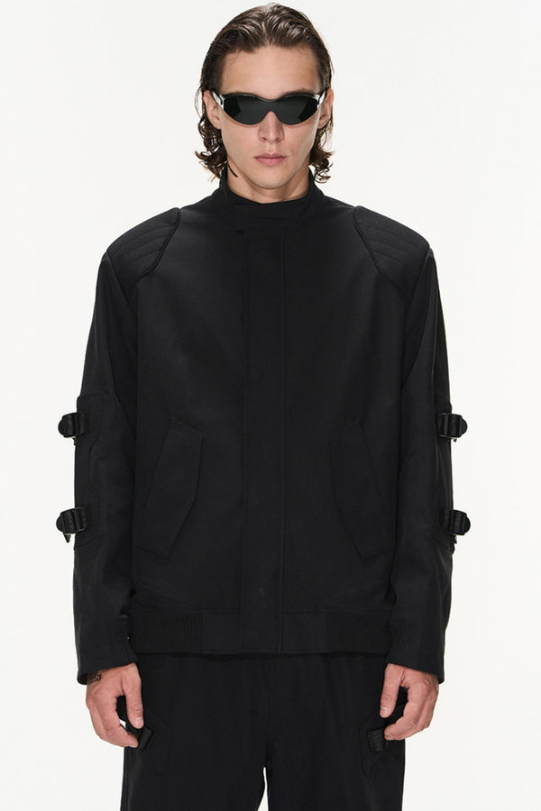 Patchwork Button Jacket