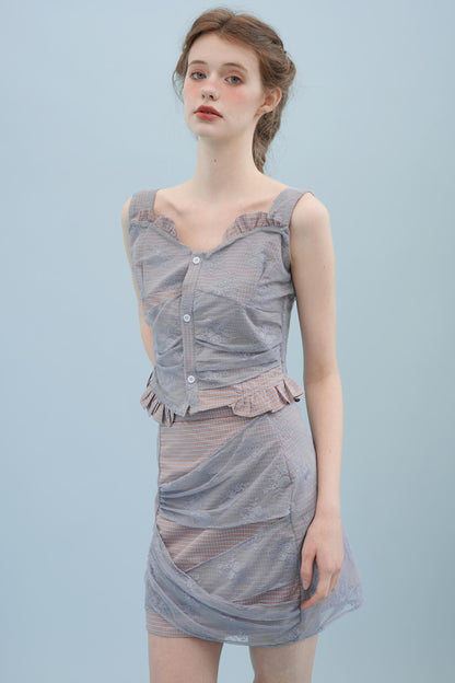 Sweet Camisole Skirt Set-Up