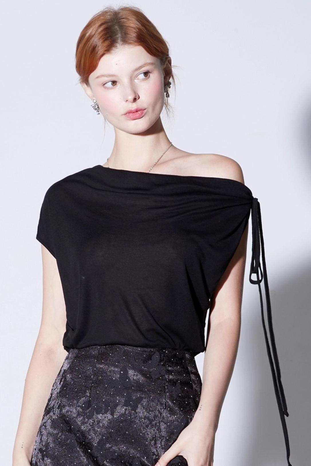 Natural Silk Multi-Wear Pleated T-Shirt