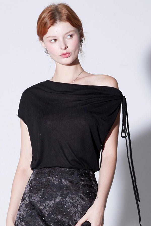 Natural Silk Multi-Wear Pleated T-Shirt
