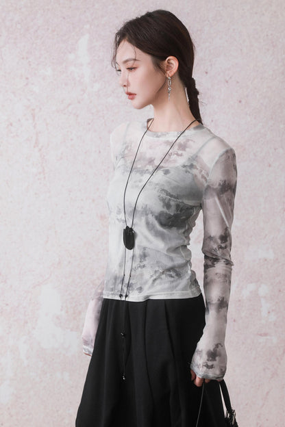 Ink Wash Breathable T-Shirt