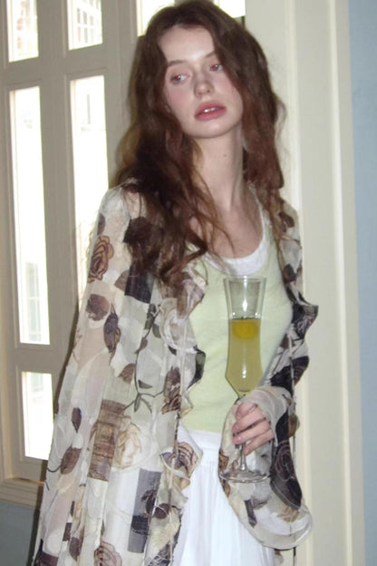 Summer Lace Long Cardigan