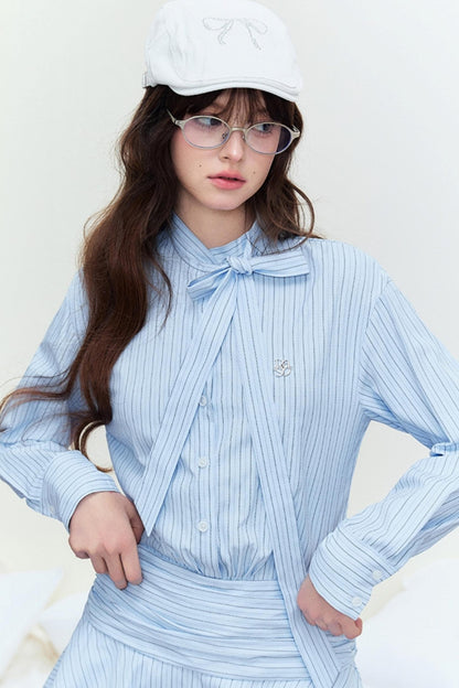 Spring Lace-Up Dress