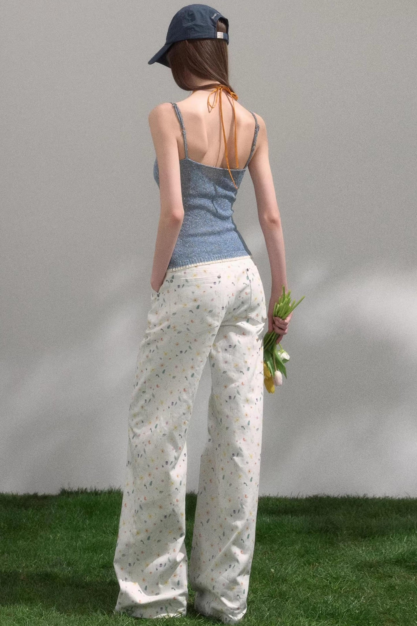 Sweet Floral Girly Pants