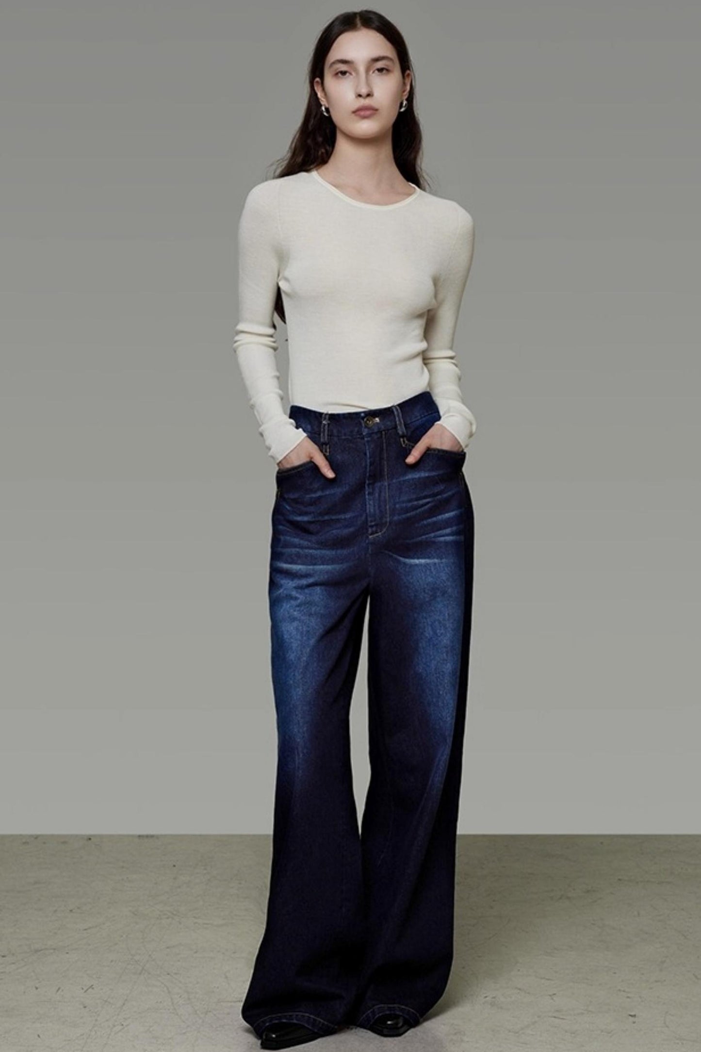 Vintage Winter High-Waisted Slimming Jeans