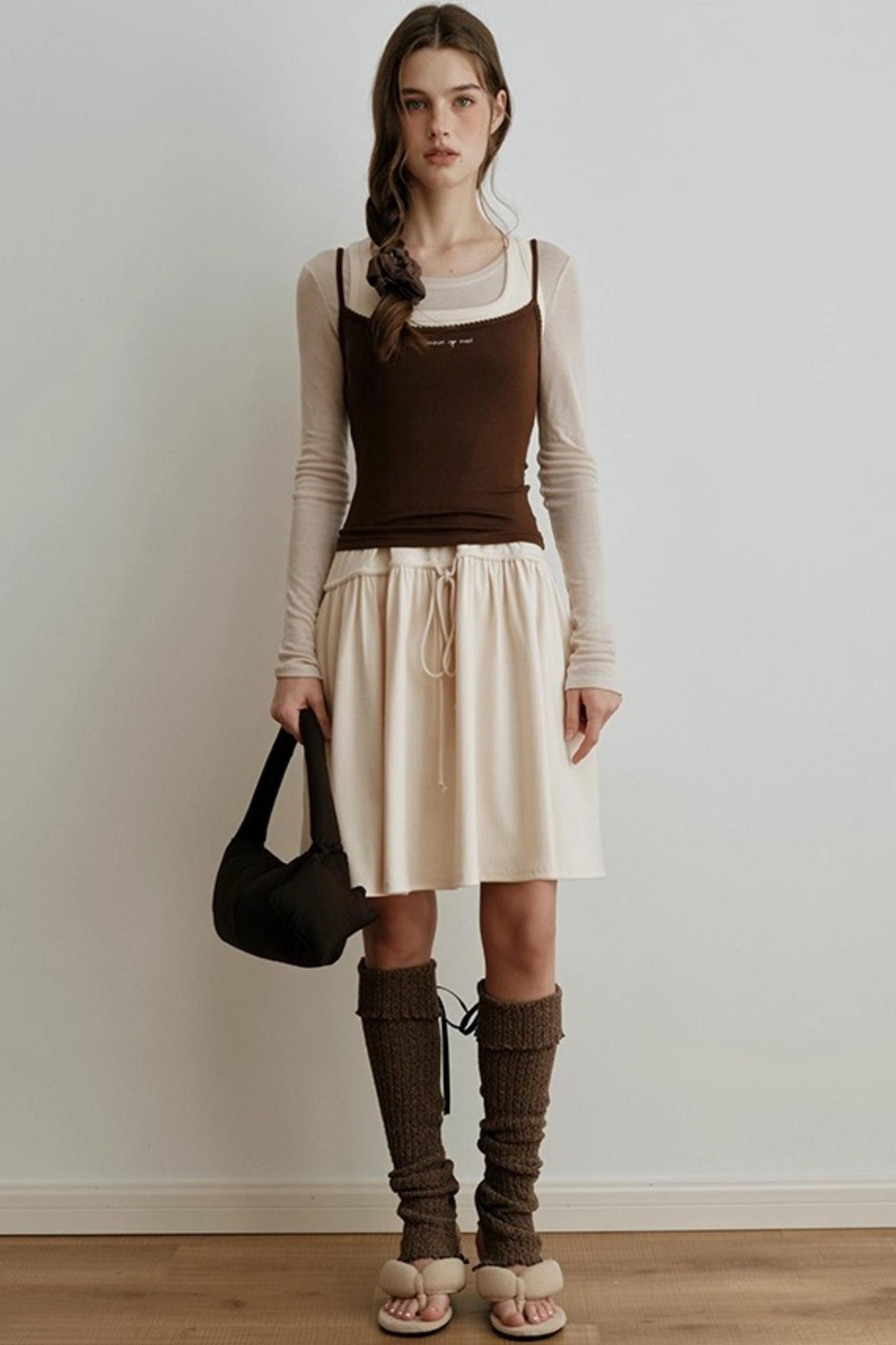 Velvet Slim Fit Bottom Camisole