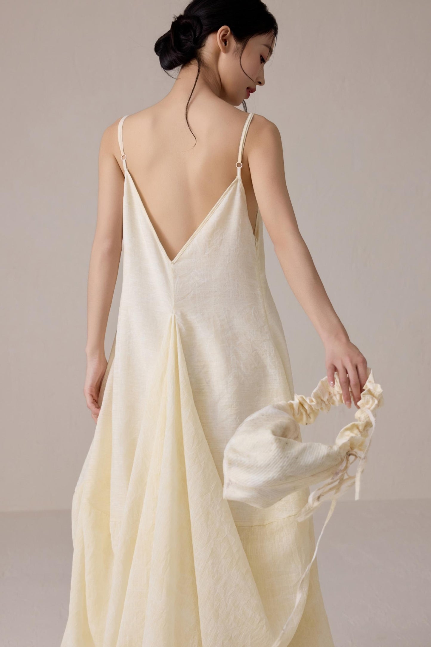 Chic Pleated Drawstring Bag